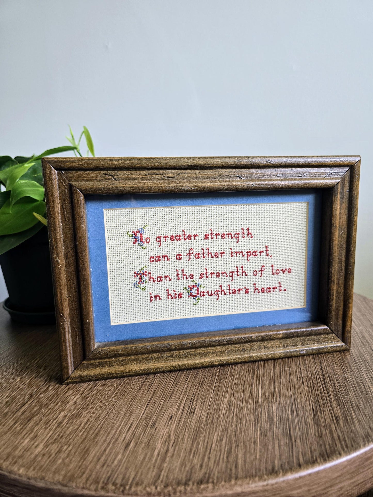 Vintage 1981 Cross Stitch - A Daughter's Love