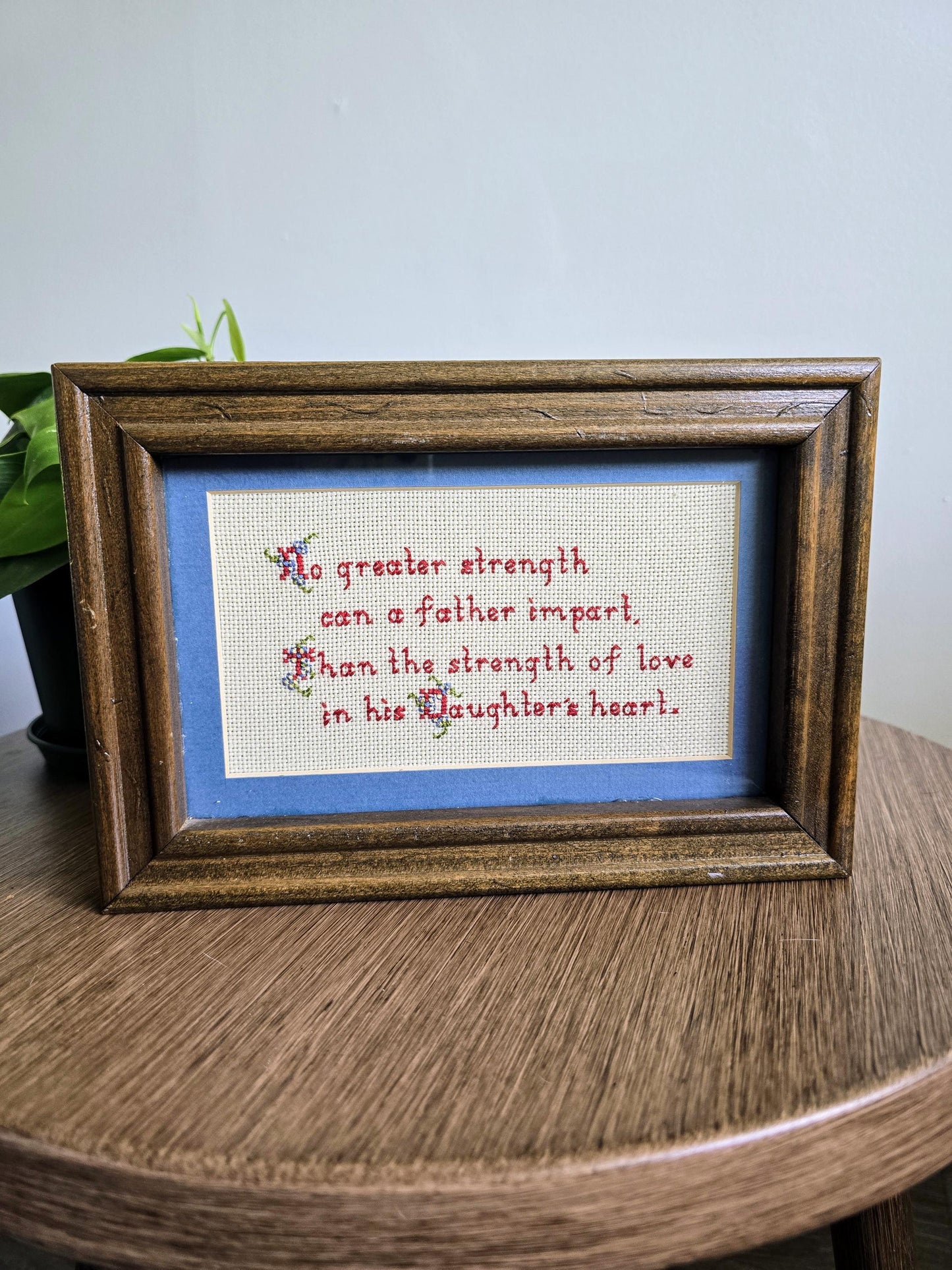 Vintage 1981 Cross Stitch - A Daughter's Love