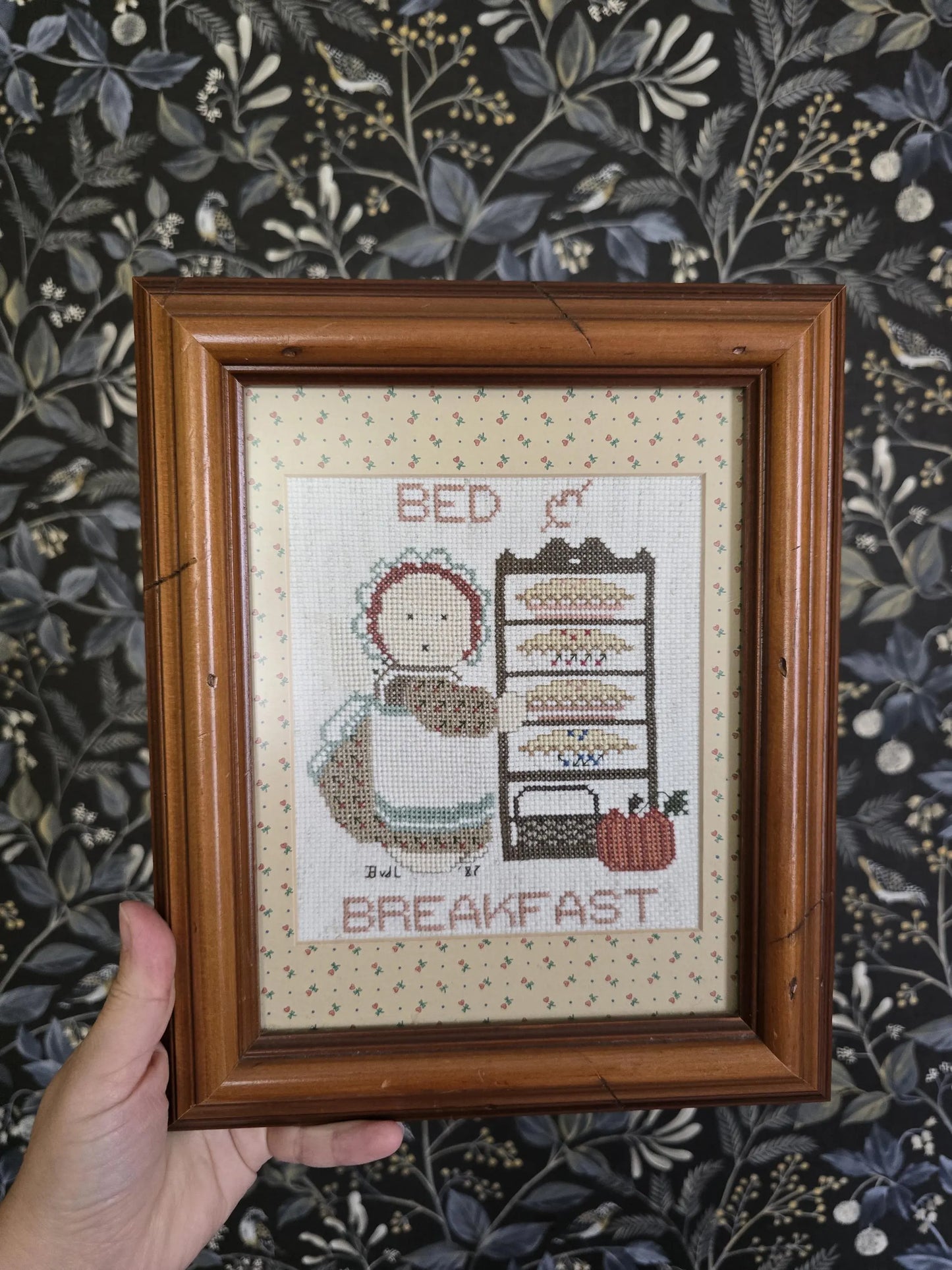 Vintage 1987 Cross Stitch - Bed & Breakfast